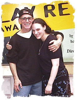 He had his hat on backwards. It was so cuuuuute!